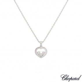 Chopard White Gold Happy Diamonds Pendant 799203-1003